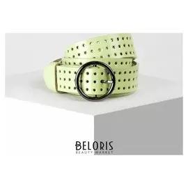 Ремень женский, ширина - 3 см, пряжка металл, цвет светло-зелёный