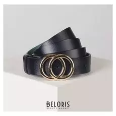 Ремень женский, ширина - 3 см, пряжка золото, цвет зелёный