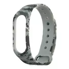 Ремешок для фитнес-браслета Mi Band 3/4 Luazon, городской камуфляж