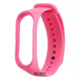 Ремешок силиконовый Krutoff, для Xiaomi Mi Band 3/mi Band 4, розовый