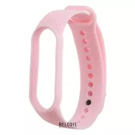 Ремешок силиконовый Krutoff, для Xiaomi Mi Band 5, розовый