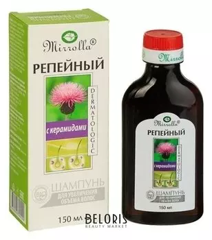 Репейный шампунь для увеличение объема с керамидами