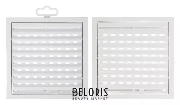 Решетка вентиляционная ERA 1515ррп, с жалюзи, 150х150 мм, пластик