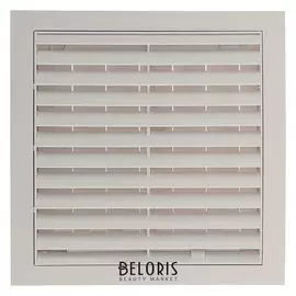 Решетка вентиляционная ERA 2020ррп, с жалюзи, 200х200 мм, пластик