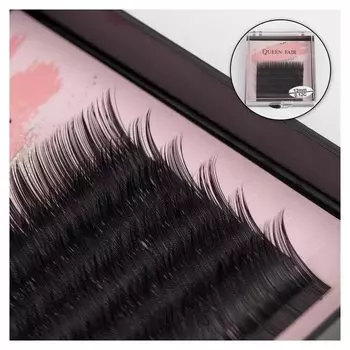 Ресницы для наращивания, 12 мм, толщина 0,12 мм, изгиб С