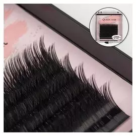 Ресницы для наращивания, 13 мм, толщина 0,1 мм, изгиб С