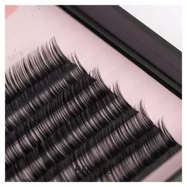 Ресницы для наращивания, 8 мм, толщина 0,07 мм, изгиб D