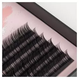 Ресницы для наращивания, 9 мм, толщина 0,07 мм, изгиб D