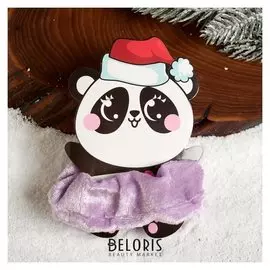 Резинка бархат на формовых подложках «Пандочка»,10,3 х 14,5 см