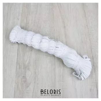 Резинка бельевая 8 мм, 100 ± 1 м, цвет белый