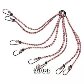 Резинка для крепления багажа Nova Bright с крюками, 0,6 м, 4 шт