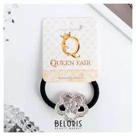 Резинка для волос "Кристальные кружева" ромашка