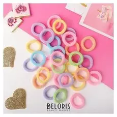 Резинка для волос "Махрушка" (Набор 76 шт) нежность