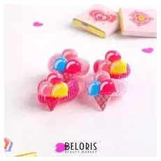 Резинка для волос "Весёлый глянец" пломбир