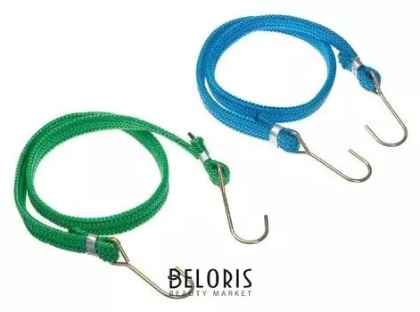 Резинка крепления Torso 1.75х80 см, металлические крючки, набор 2 шт