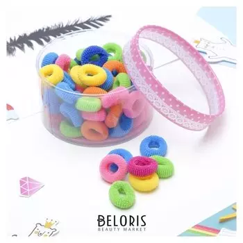 Резинки для волос "Махрушка" полоски