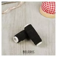 Резинки шляпные, 10 гр, 20 ± 2 м, 5 шт, цвет чёрный