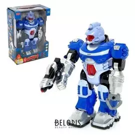 Робот «Бласт», работает от батареек, световые эффекты, русский звуковой чип