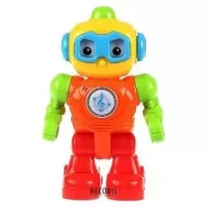 Робот, функция записи и модуляции голоса, 8 песен, из м/ф, трещотка