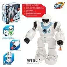 Робот Gravitone световые и звуковые эффекты, работает от батареек, русская озвучка