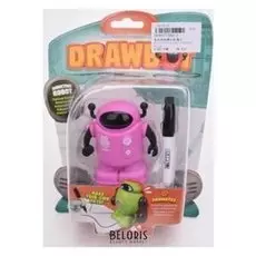 Робот индуктивный с фломастером, идет по нарисованному