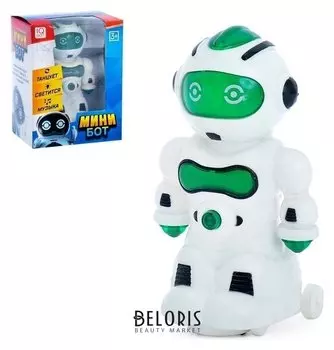 Робот Мини бот световые и звуковые эффекты, работает от батареек