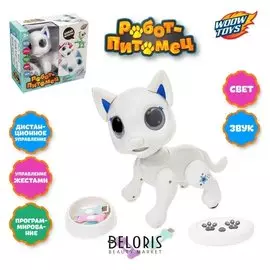 Робот-питомец радиоуправляемый, интерактивный «Кошка», работает от аккумулятора