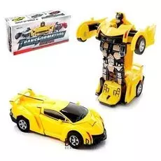 Робот-трансформер инерционный Спорткар трансформируется автоматически