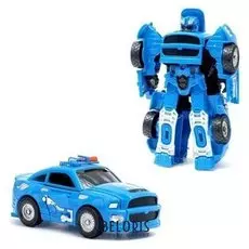 Робот-трансформер Полицейский световые и звуковые эффекты