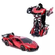 Робот-трансформер радиоуправляемый Lamborghini Veneno, работает от аккумулятора