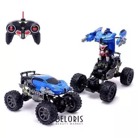 Робот-трансформер радиоуправляемый Монстр Широн 4х4 амортизаторы, полный привод, работает от аккумулятора