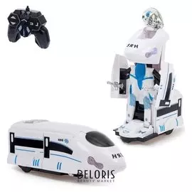 Робот-трансформер радиоуправляемый Поезд световые и звуковые эффекты