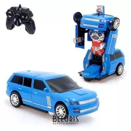 Робот-трансформер радиоуправляемый Воин дорог световые и звуковые эффекты