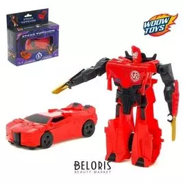 Робот-трансформер Спорткар трансформируется одним движением