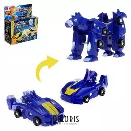 Робот-трансформер Зверь трансформируется при столкновении, набор 2 штуки