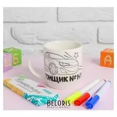 Роспись кружки фломастерами "Гощик №1" машина