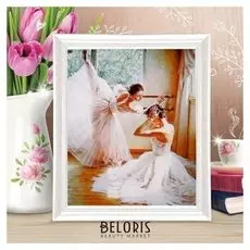 Роспись по холсту "Балерины" по номерам с красками по3 мл+ кисти+инстр-я+крепеж 30*40