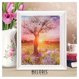 Роспись по холсту "Древо жизни" по номерам с красками по3 мл+ кисти+инстр-я+крепеж 30*40