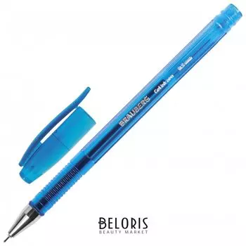 Ручка гелевая Brauberg "Income", синяя, корпус тонированный, игольчатый узел 0,5 мм, линия письма 0,35 мм