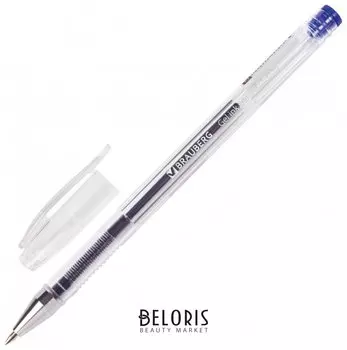 Ручка гелевая Brauberg "Jet", синяя, корпус прозрачный, узел 0,5 мм, линия письма 0,35 мм