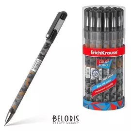 Ручка гелевая Erichkrause Colortouch Rough Native, узел 0.38мм, чернила/синие 48171