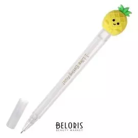 Ручка гелевая-прикол "Ананас", вращающаяся, в пакете