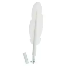 Ручка гелевая-прикол "Перо белое", в пакете