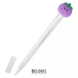 Ручка гелевая-прикол "Слива вращающаяся", в пакете