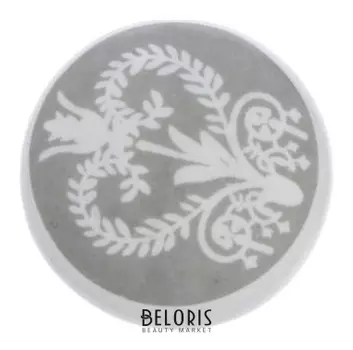 Ручка керамическая для мебели Blumen Haus "Тюльпан", серый