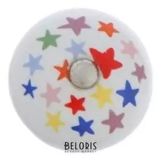 Ручка керамическая для мебели Blumen Haus "Звезды"