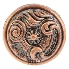 Ручка-кнопка 736s, цвет медь