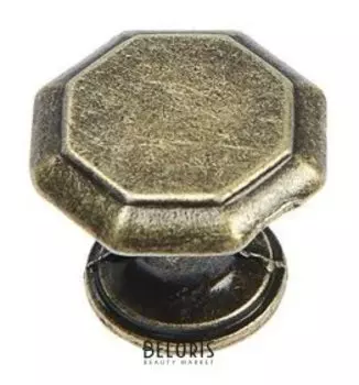 Ручка кнопка Light рк034ab, цвет бронза