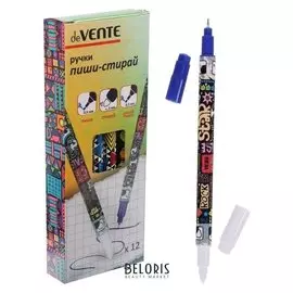 Ручка "Пиши-стирай" капилярная Devente синяя 0.5мм и 3мм