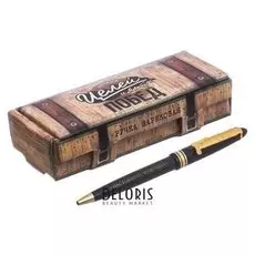 Ручка пластиковая в футляре "Точных целей и ярких побед"